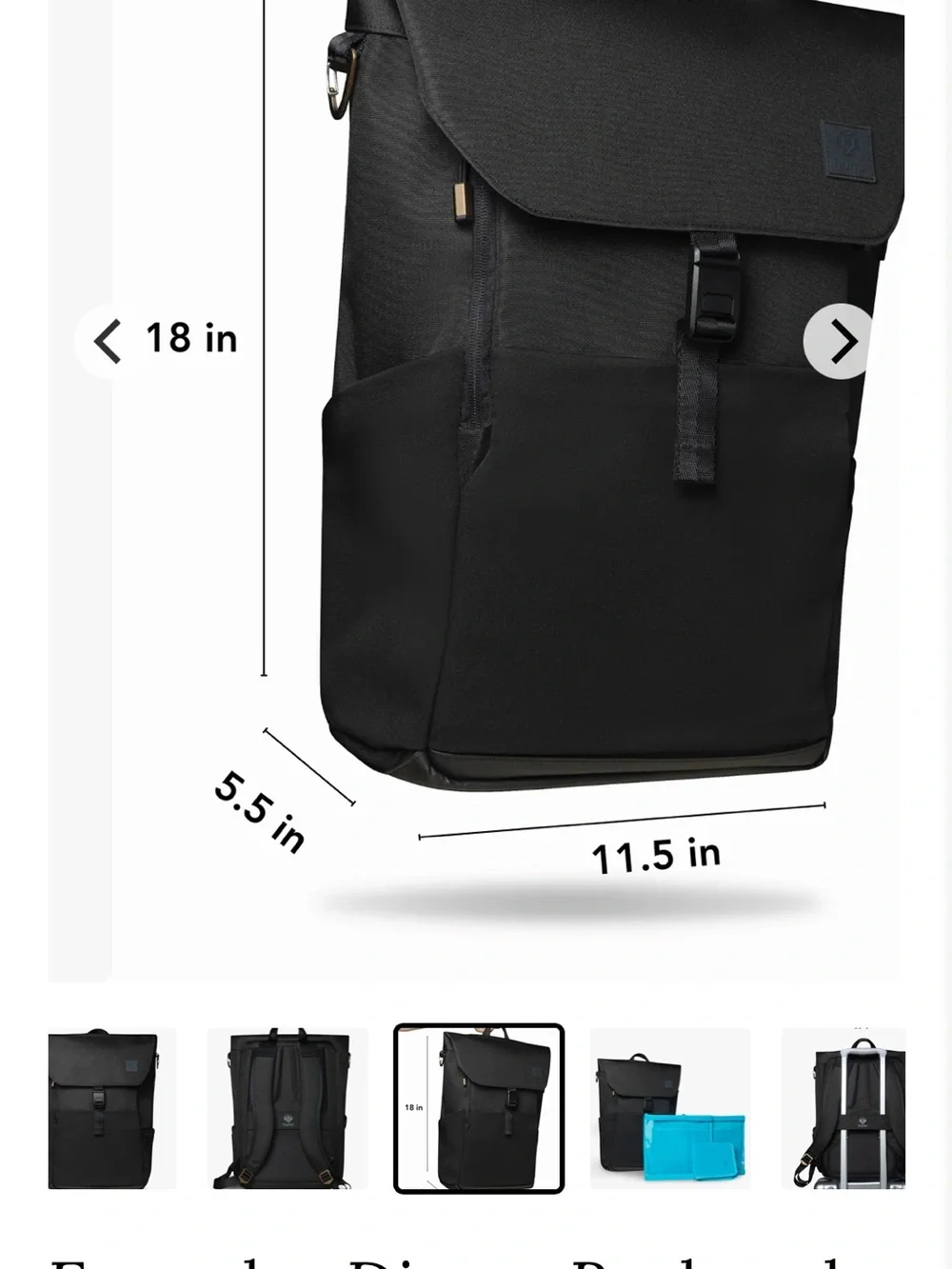 🩵 Huhu Everyday Diaper Backpack Great Men’s Diaper Bag